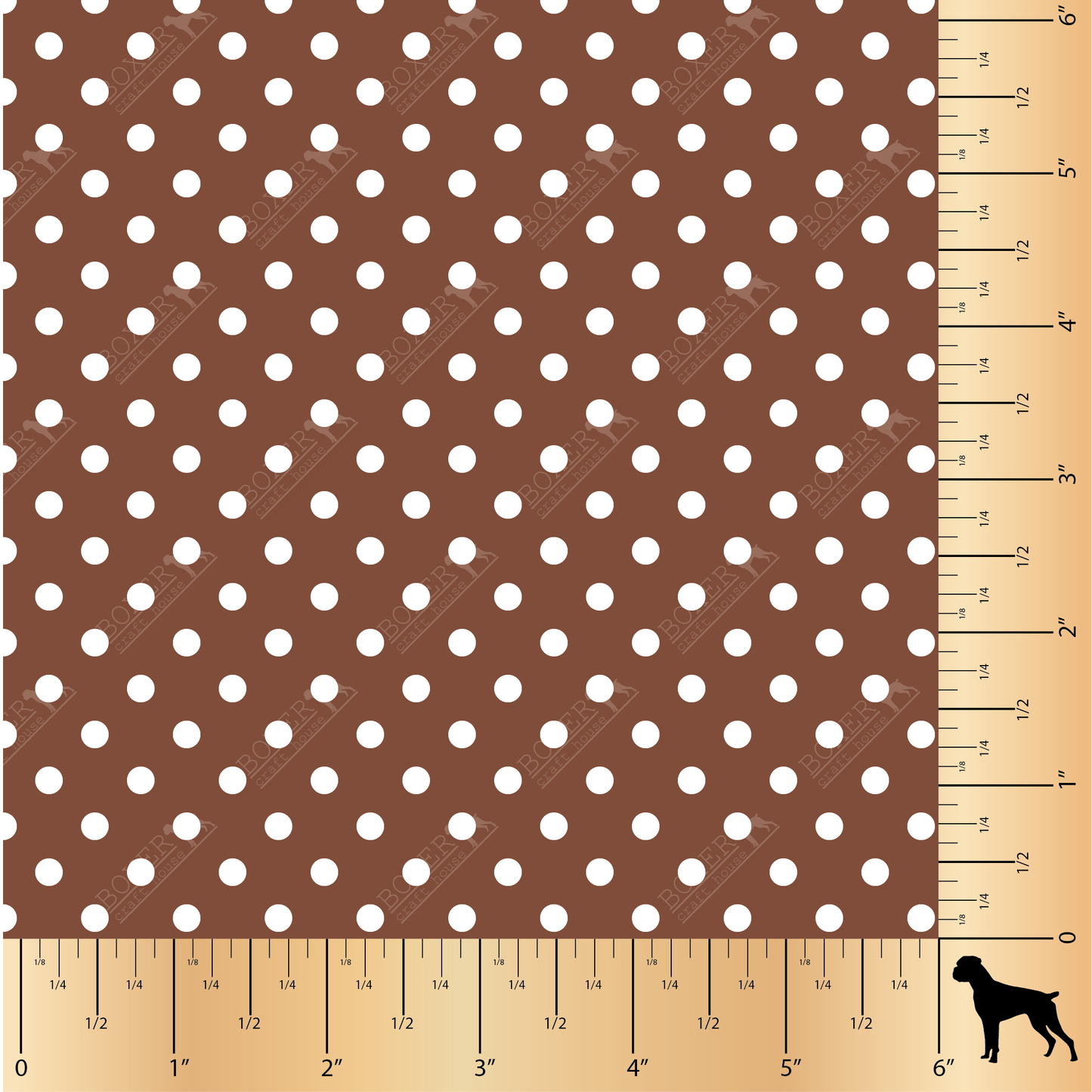 Dots 3/16" - Cocoa