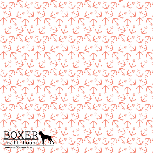 Coastal Patterns Anchors Coral SMALL