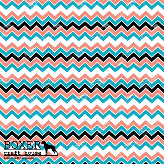 Coastal Patterns Chevron Multi