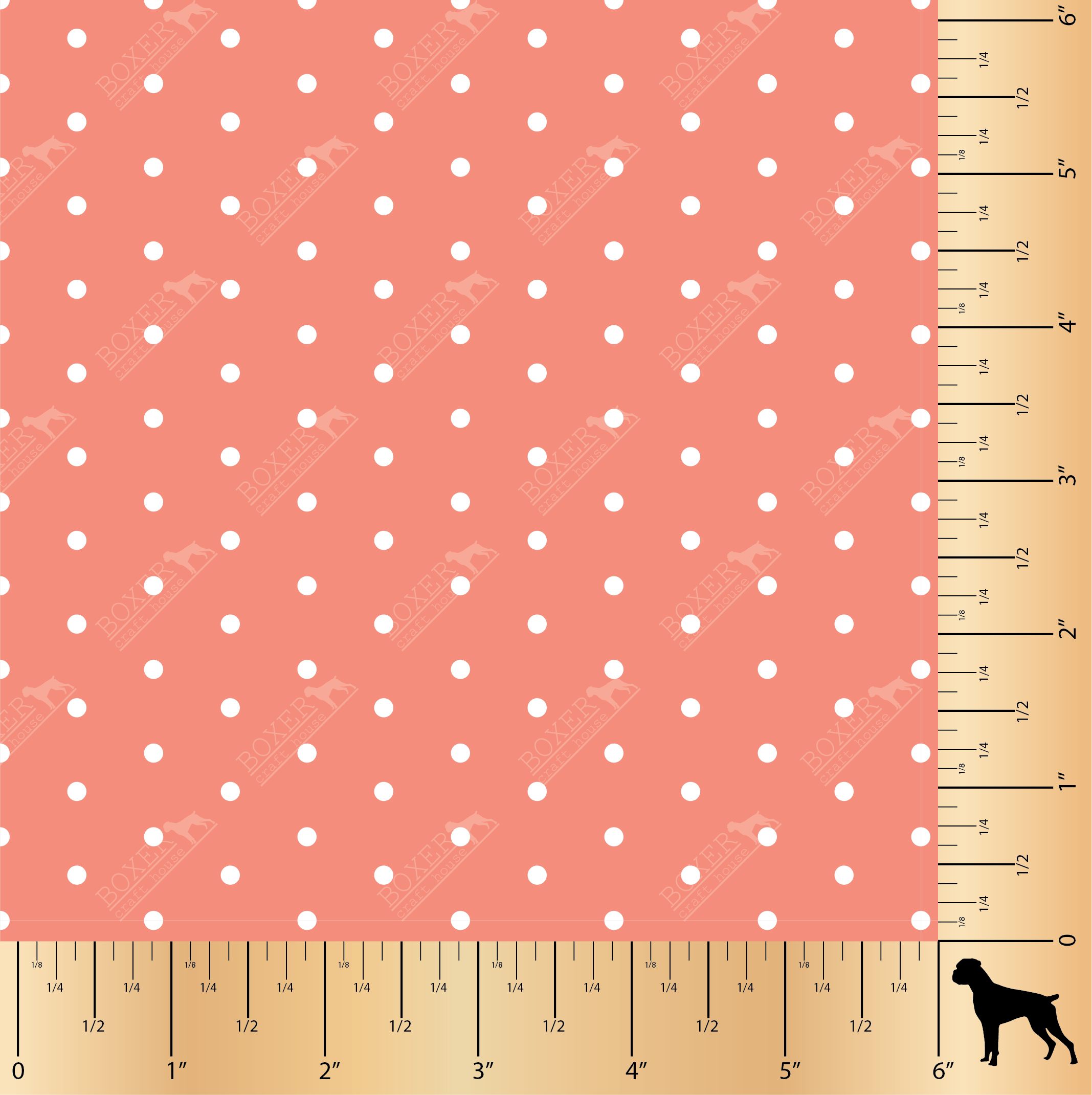 Coastal Patterns Coral Dot – Boxer Craft House