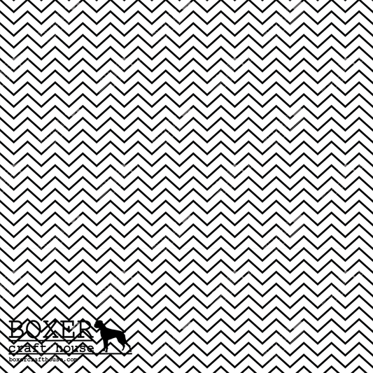 Coastal Patterns Black Chevron