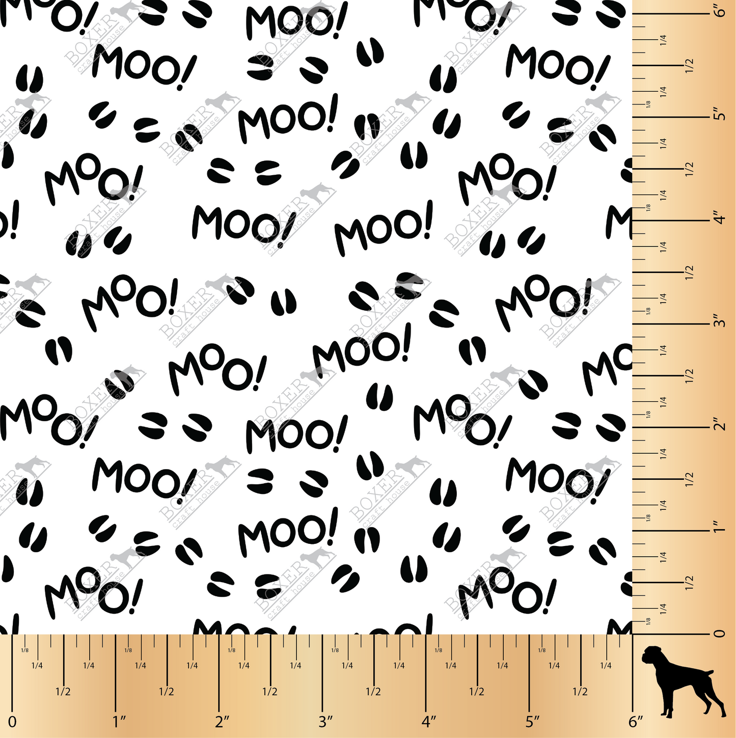 Cow Patterns Moo