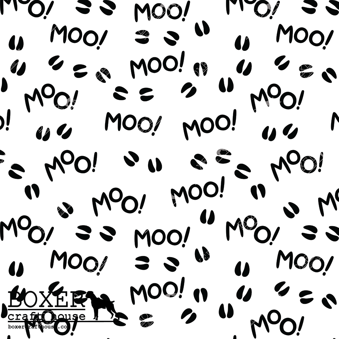 Cow Patterns Moo