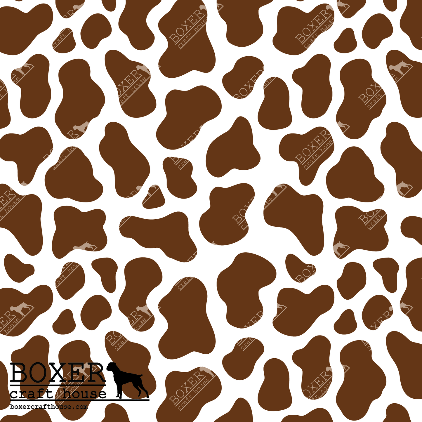 Cow Patterns Brown