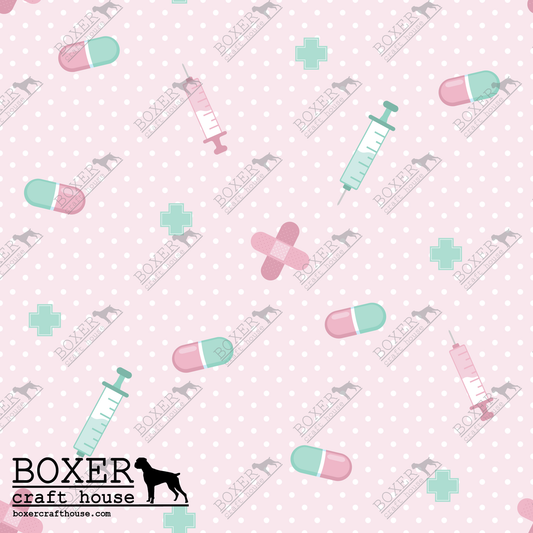 Medical Patterns Pink