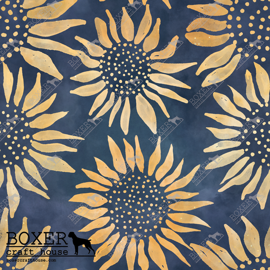 Sunflower Batik - Midnight