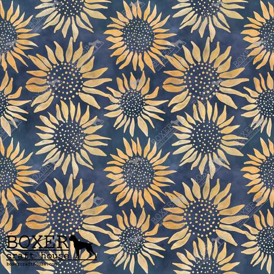 Sunflower Batik - Midnight SM