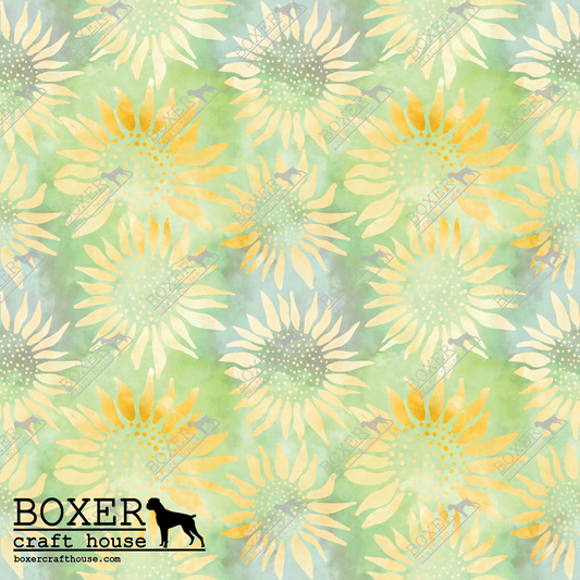 Sunflower Batik - Green SM