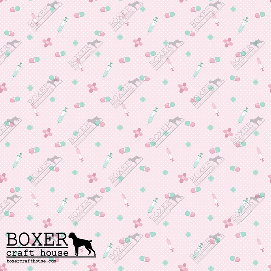 Medical Patterns Pink SM