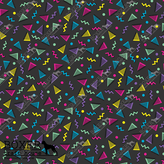 Totally 80's Confetti Black