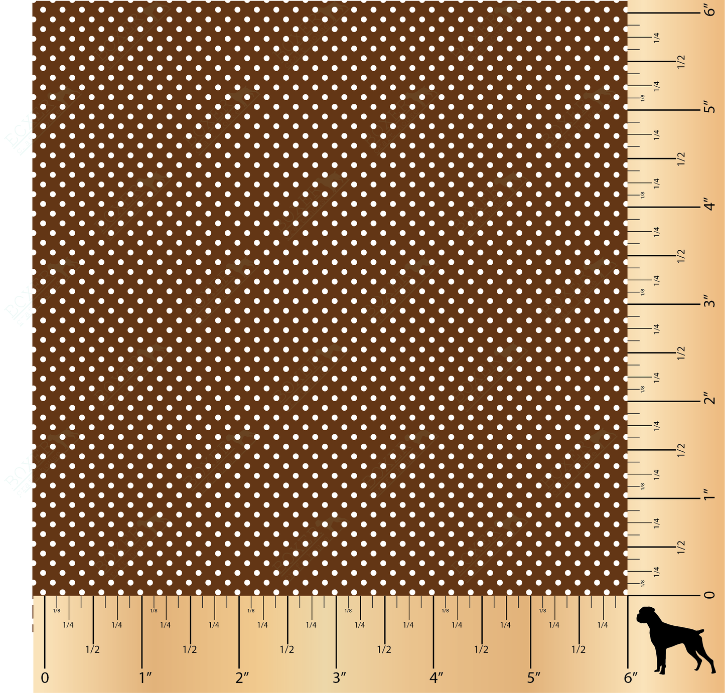 Dots 1/16" - Brown