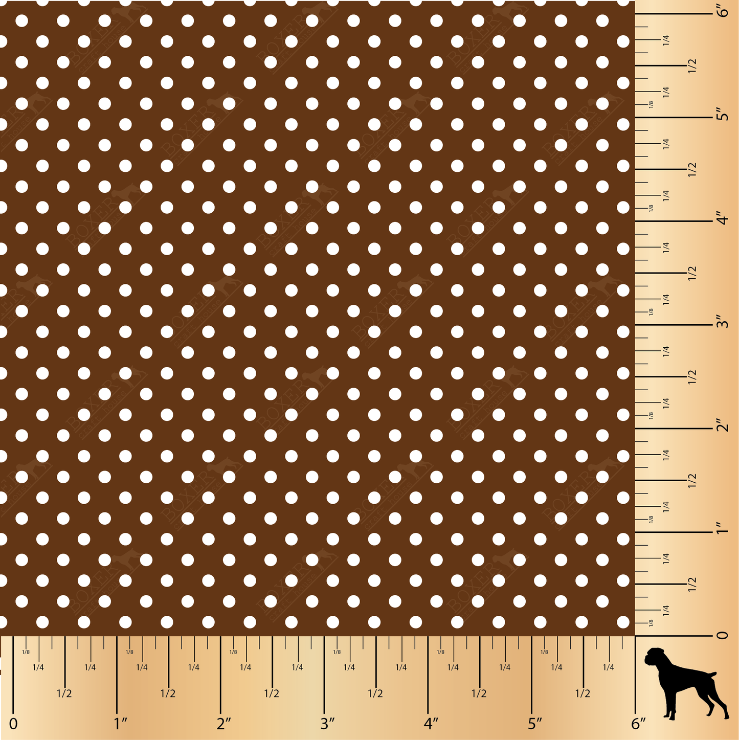 Dots 1/8" - Brown