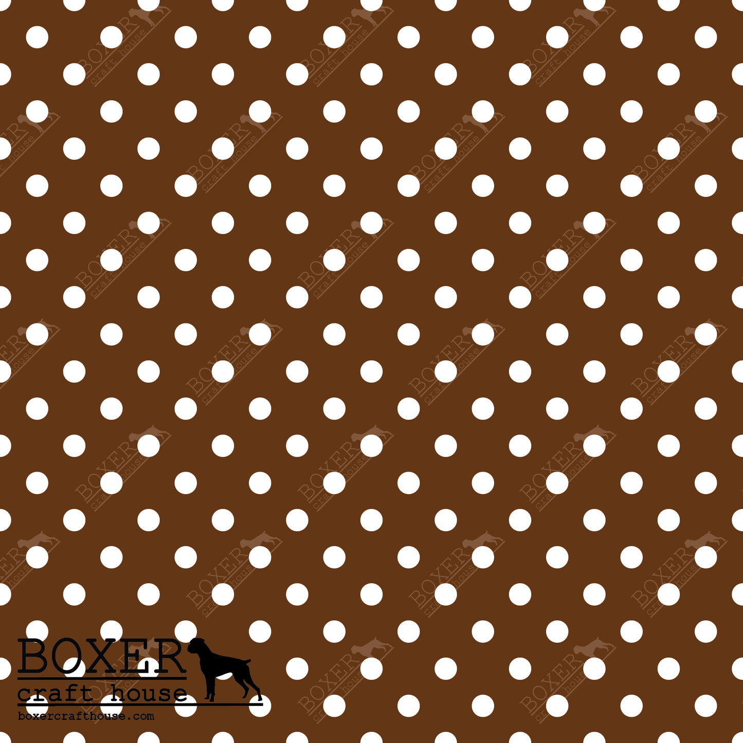 Dots 3/16" - Brown