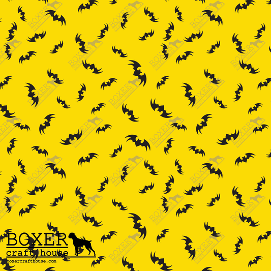 Bats and Spiders - Bright Yellow