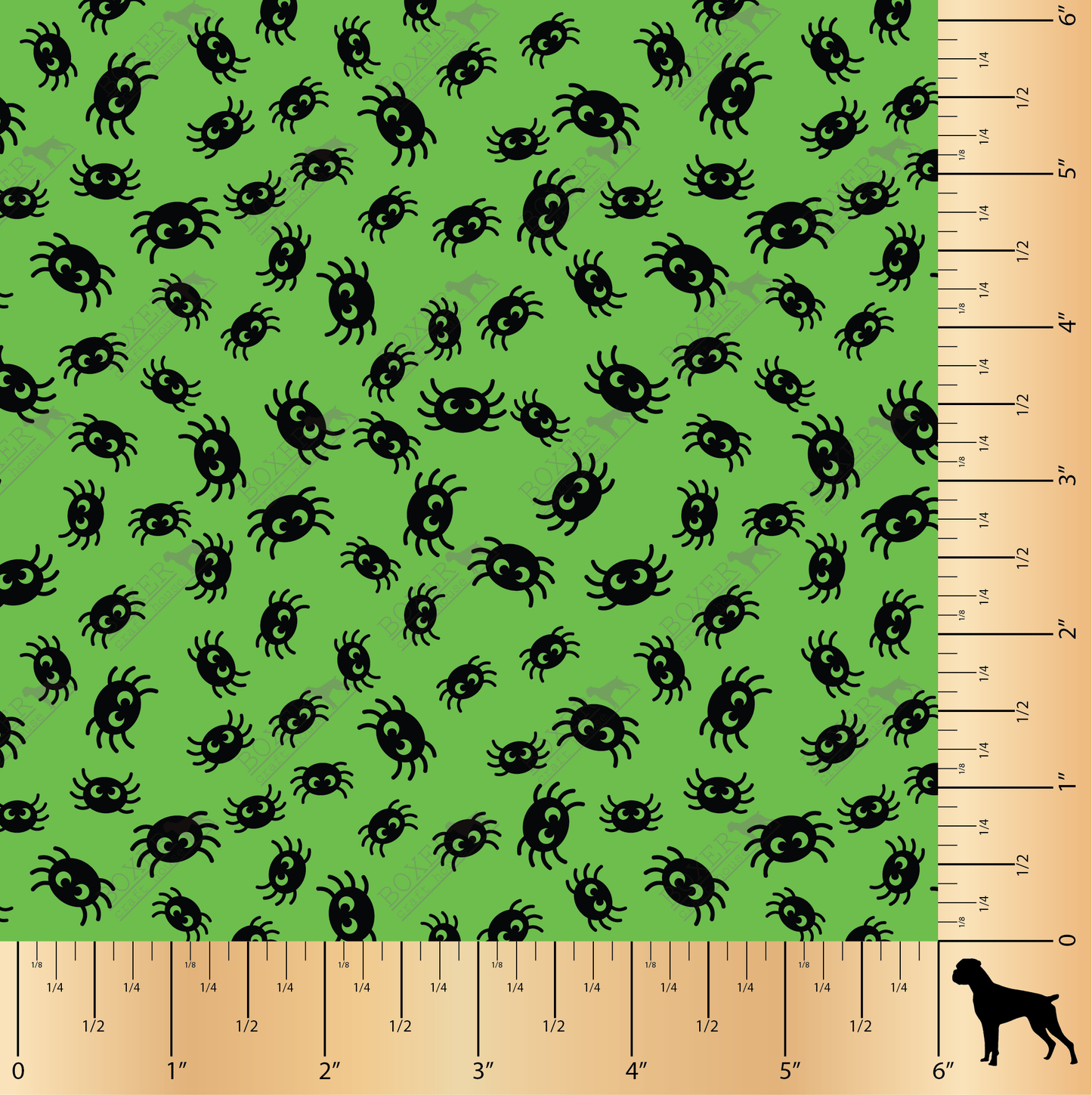 HTV Patterns - Bats and Spiders - Spiders Neon Green
