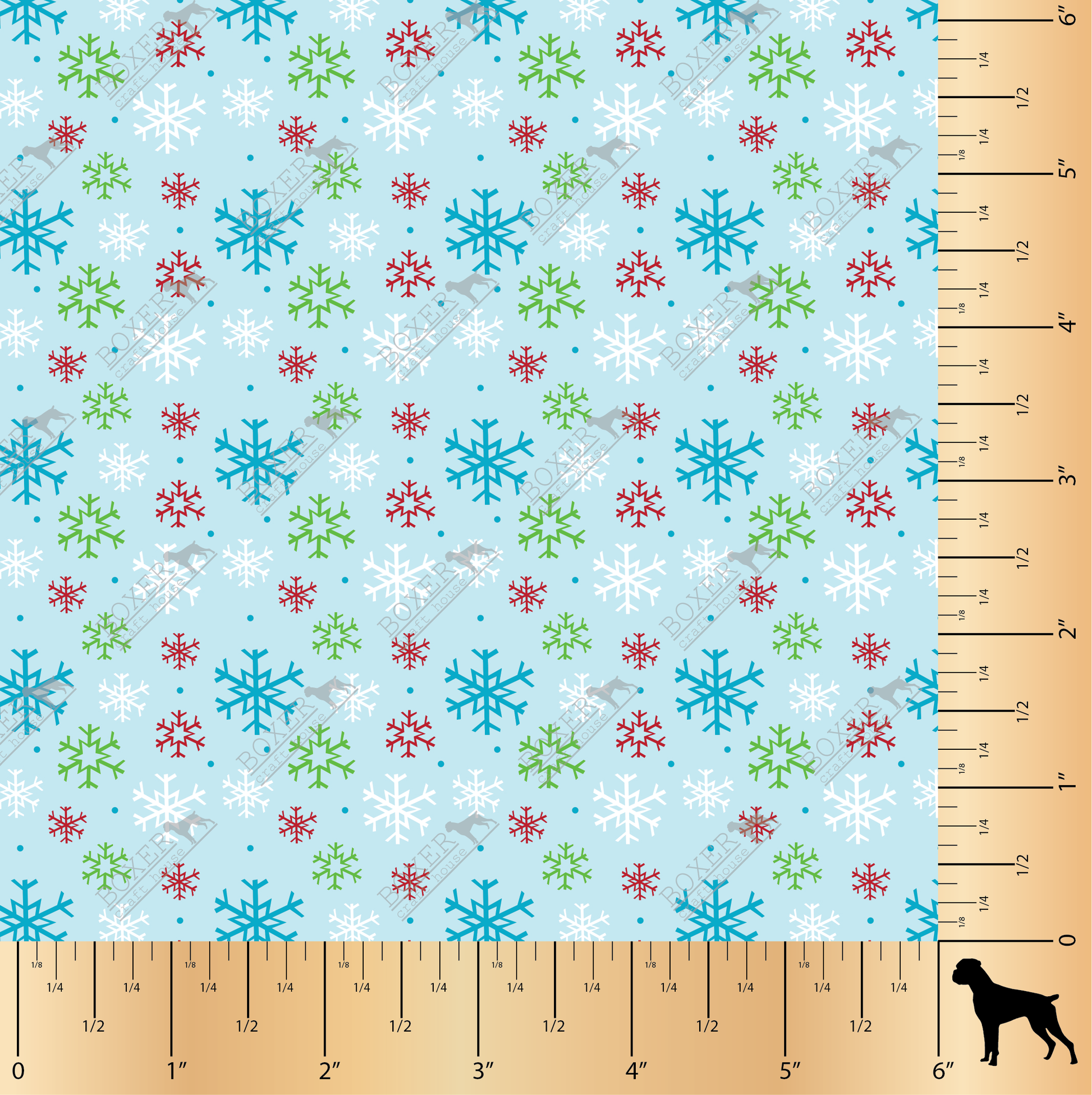 HTV Patterns - Snowflakes - Fiery Red – Boxer Craft House
