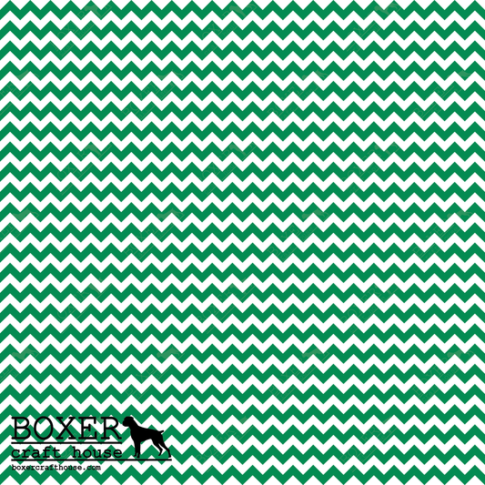 Chevron .25" - Green Bee