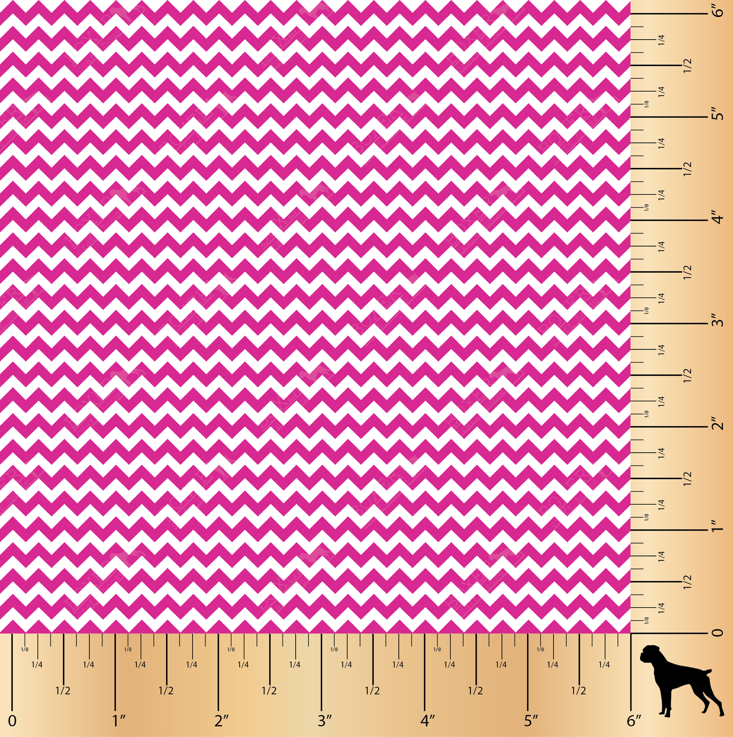 Chevron .25" - Pink