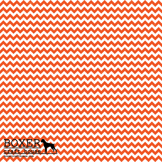 HTV Patterns - Chevron .25" - Orange