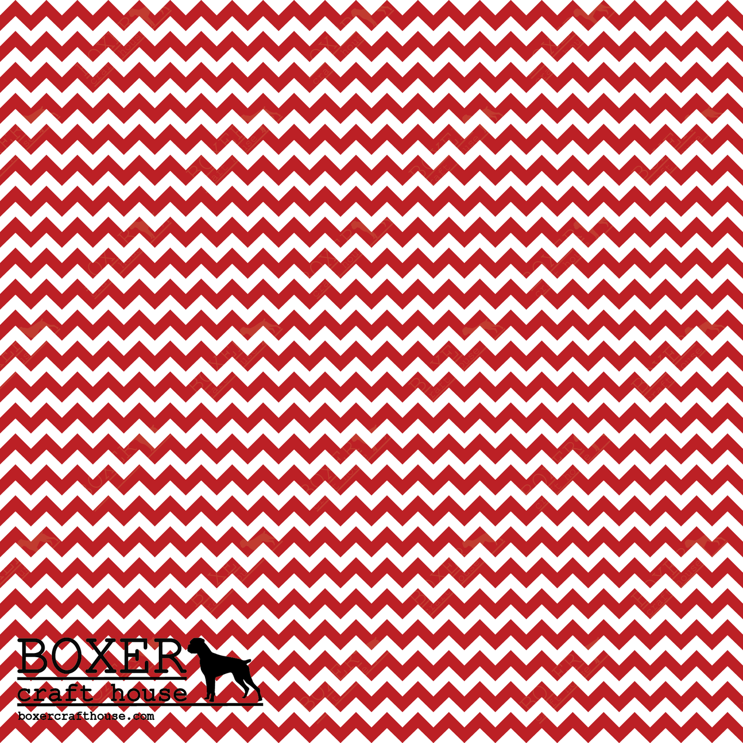 Chevron .25" - Candy Apple Red