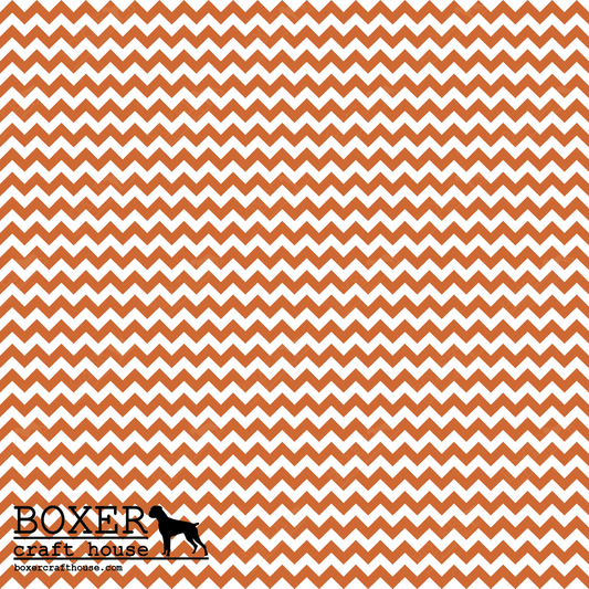 HTV Patterns - Chevron .25" - Burnt Orange
