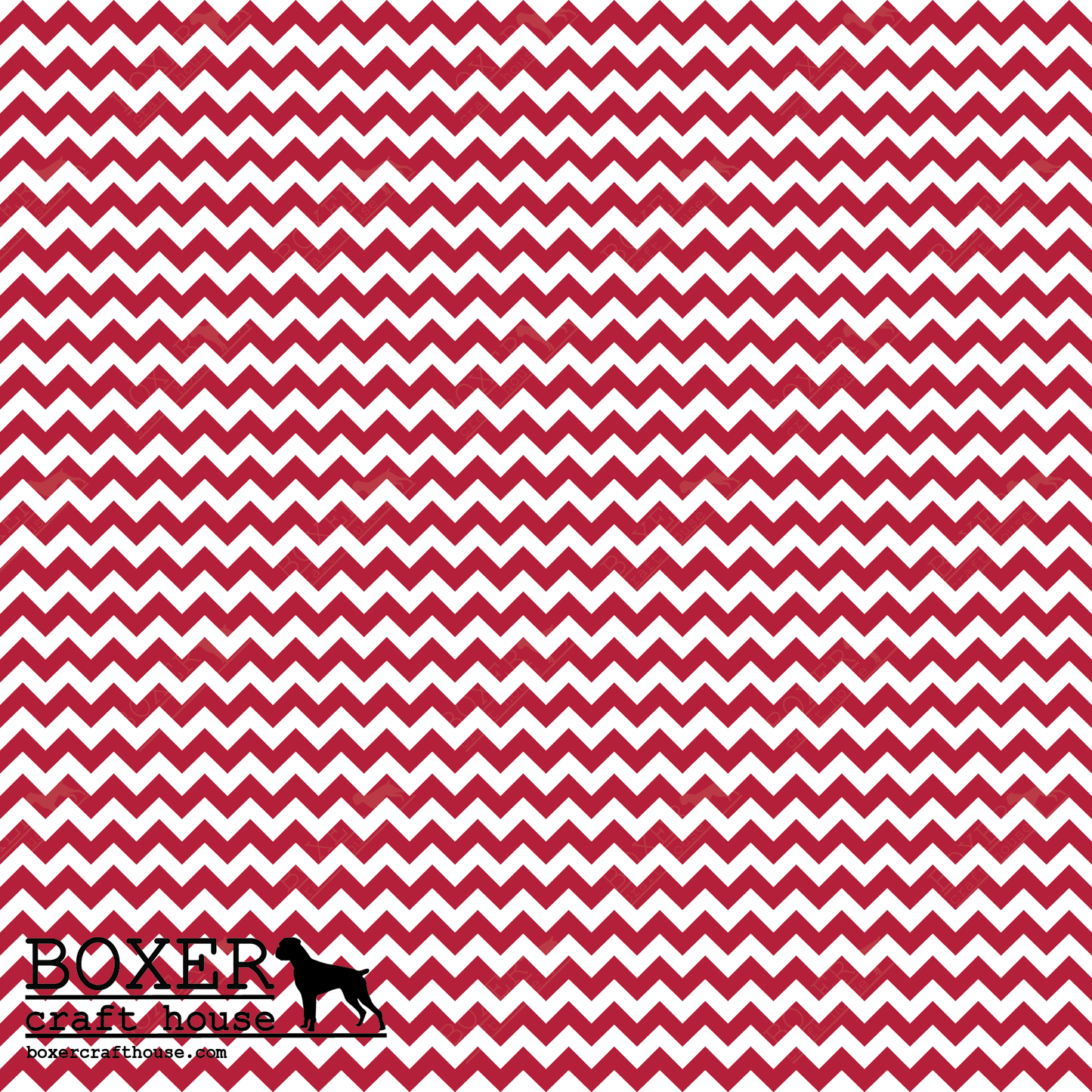 Chevron .25" - Crimson