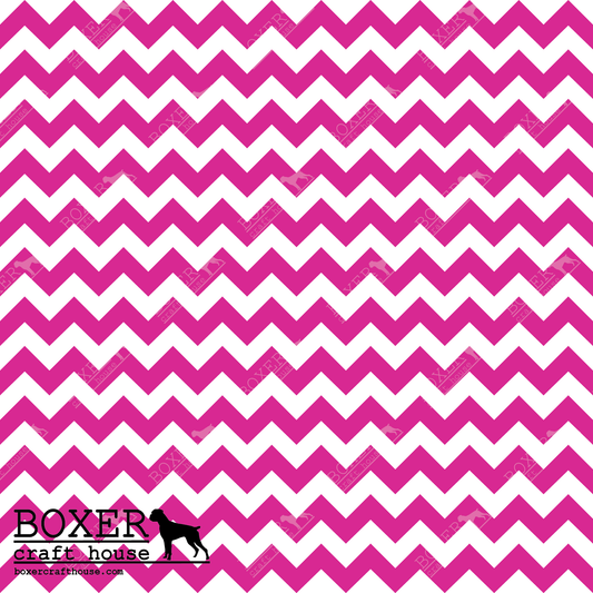 PSV Patterns - Chevron .50" - Pink