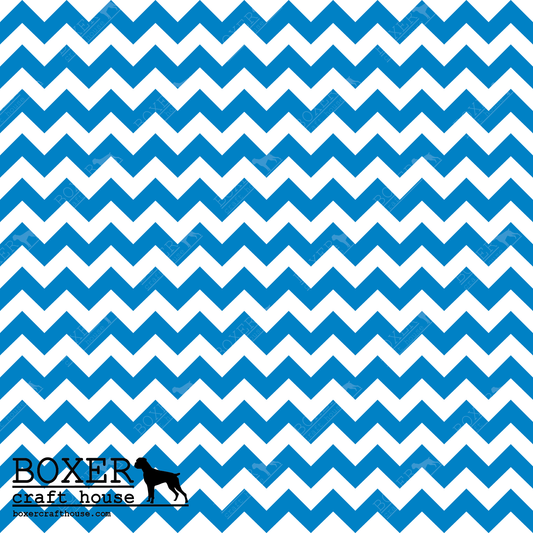 HTV Patterns - Chevron .50" - Blue