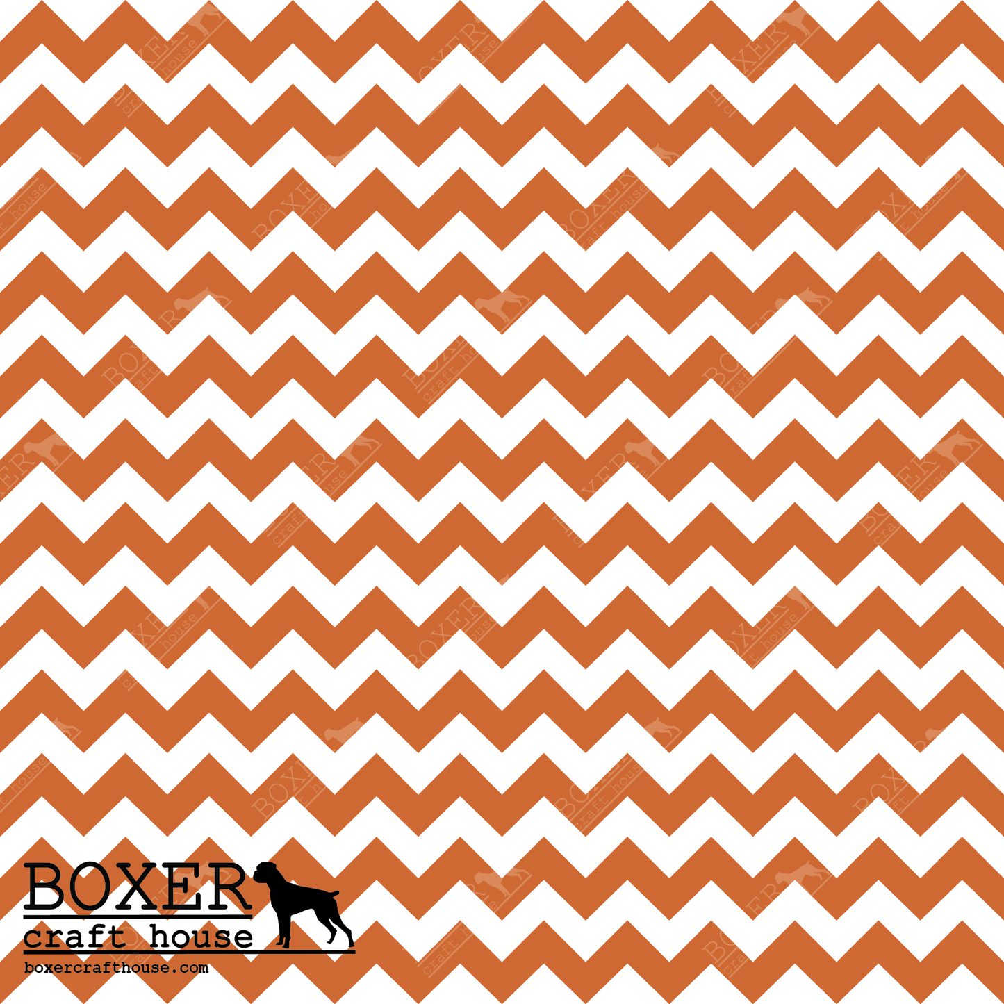 Chevron .50" - Burnt Orange