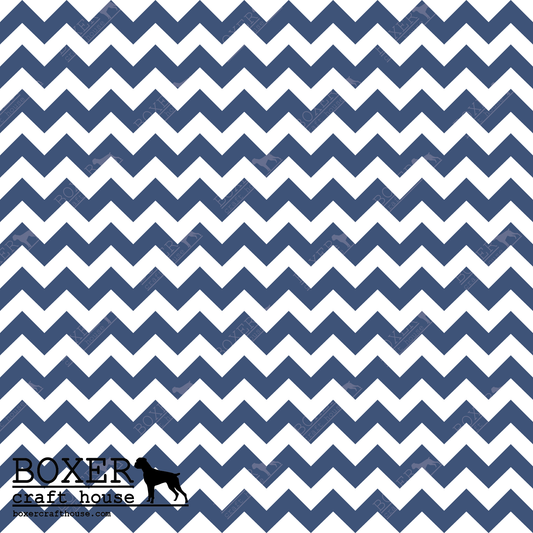 HTV Patterns - Chevron .50" - True Navy