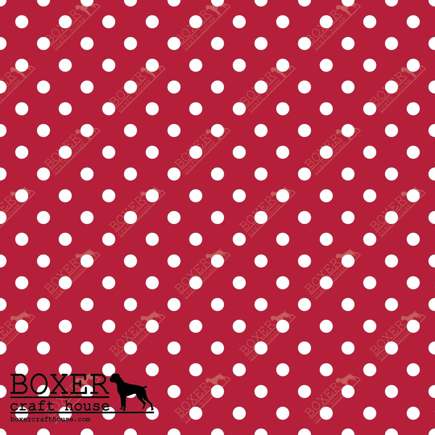 Dots 3/16" - Crimson