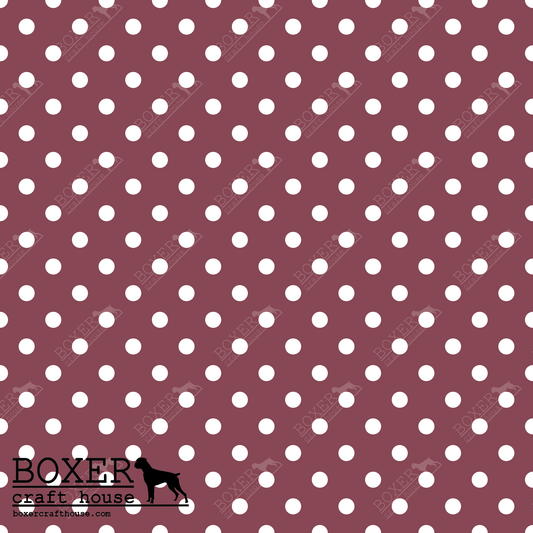 Dots 3/16" - Maroon