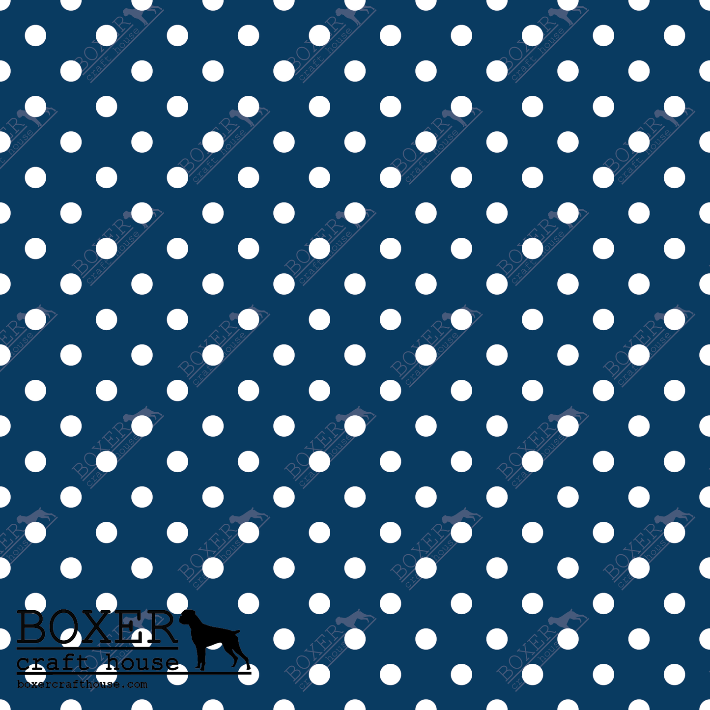 Dots 3/16" - Tardis Blue
