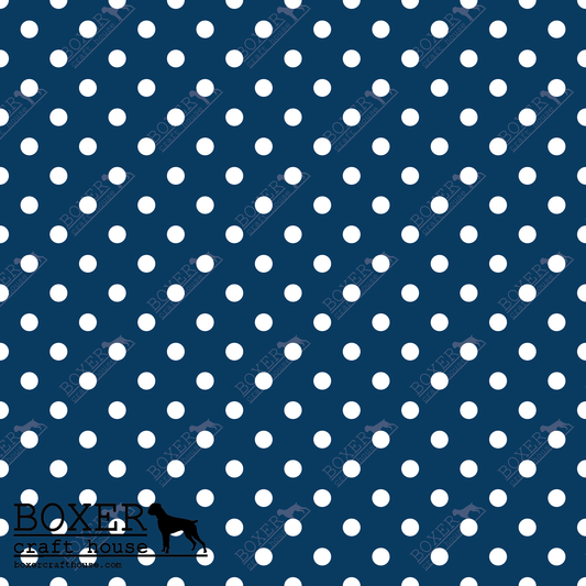 Dots 3/16" - Tardis Blue