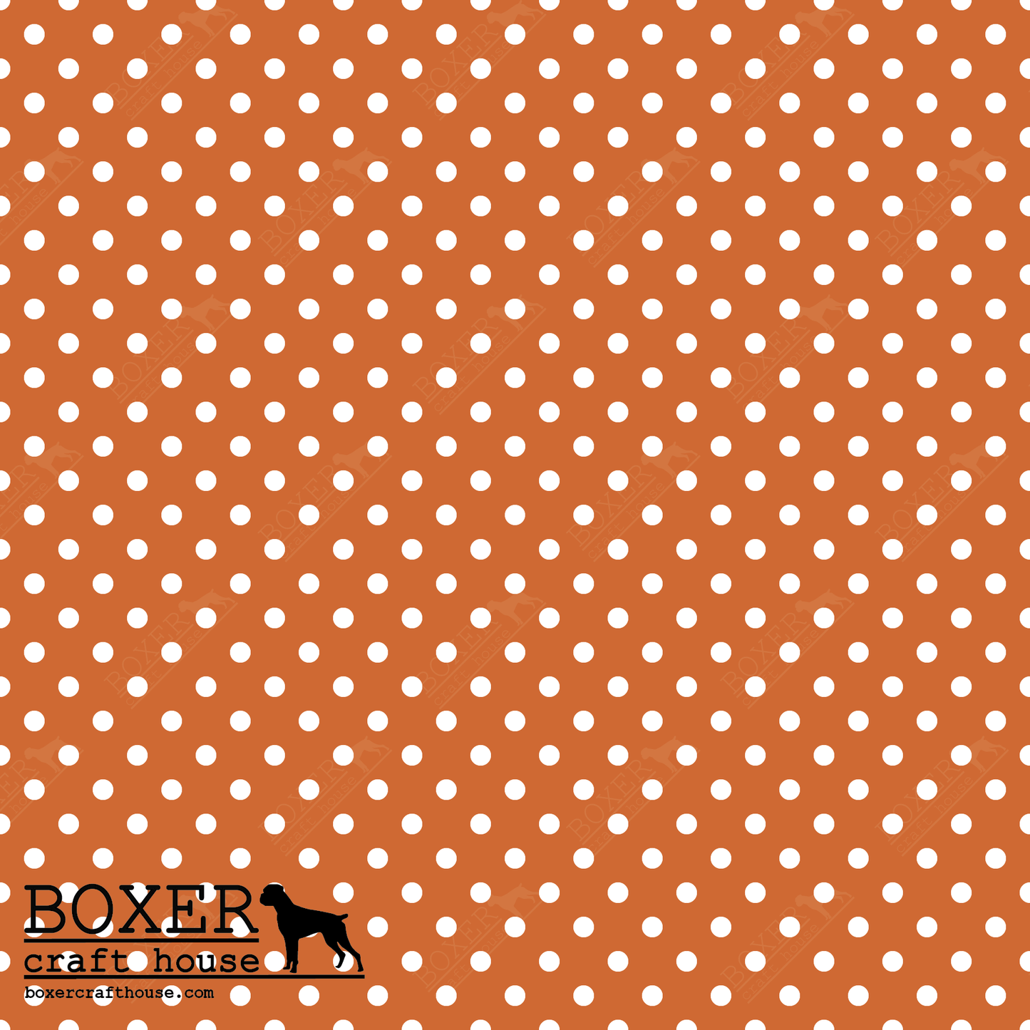 Dots 1/8" - Burnt Orange
