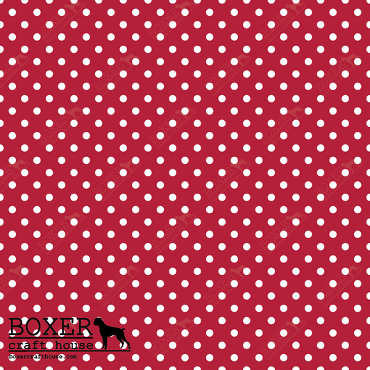 Dots 1/8" - Crimson