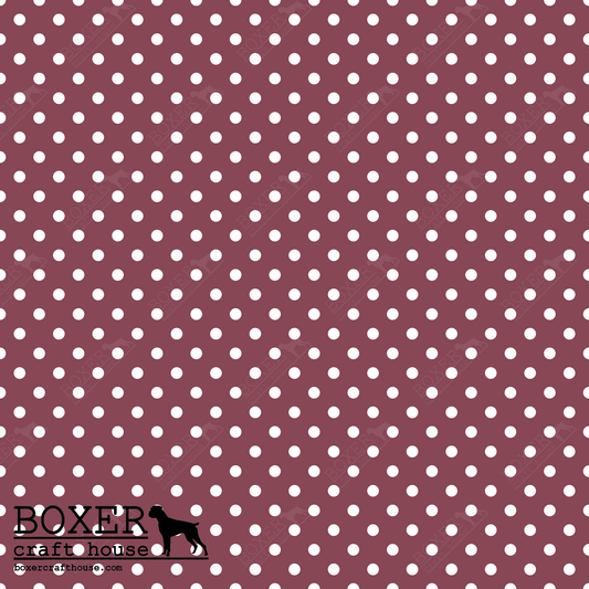 Dots 1/8" - Maroon