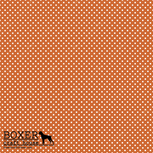 Dots 1/16" - Burnt Orange