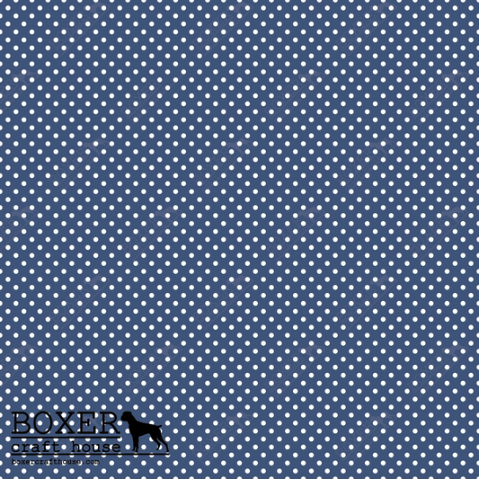 Dots 1/16" - True Navy