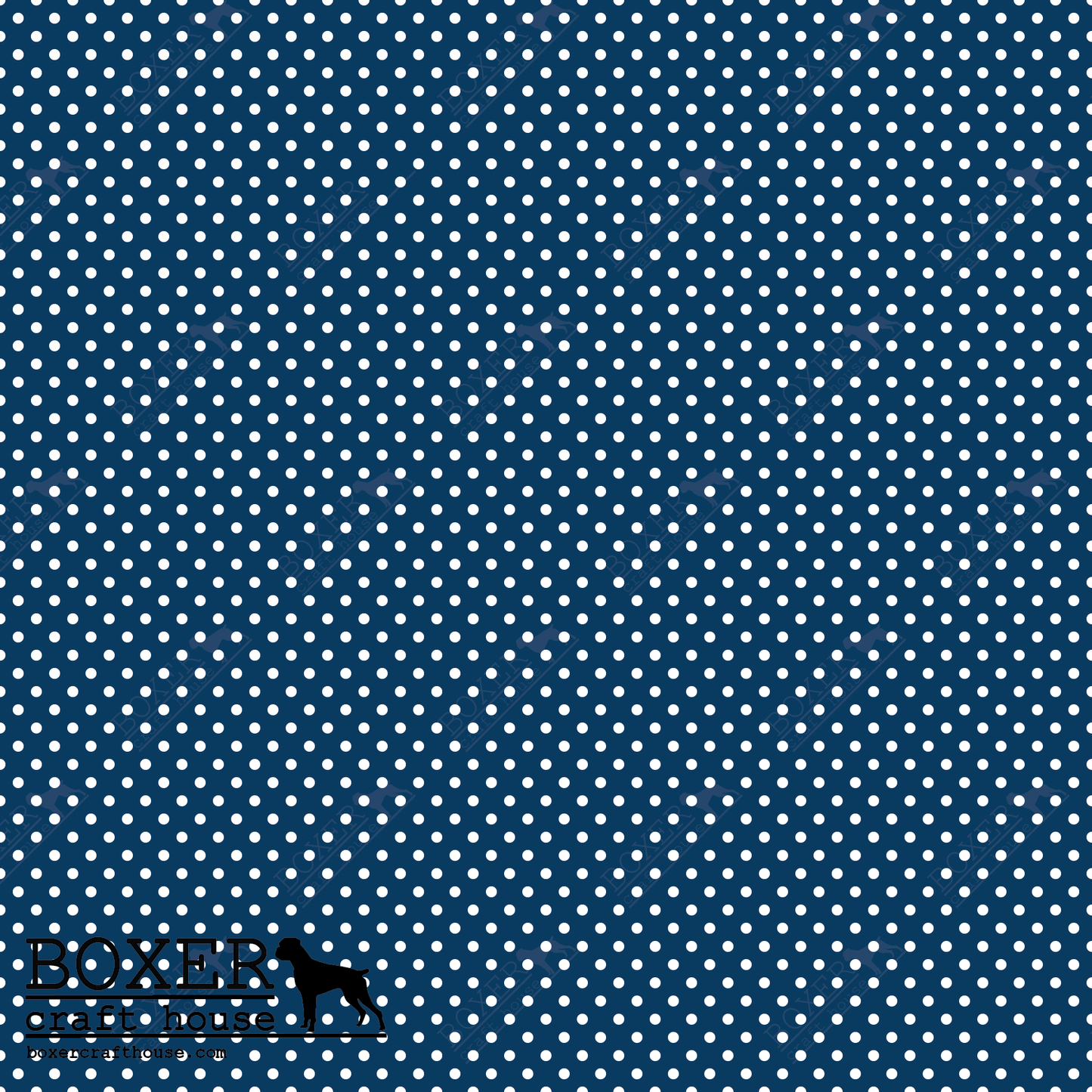 Dots 1/16" - Tardis Blue