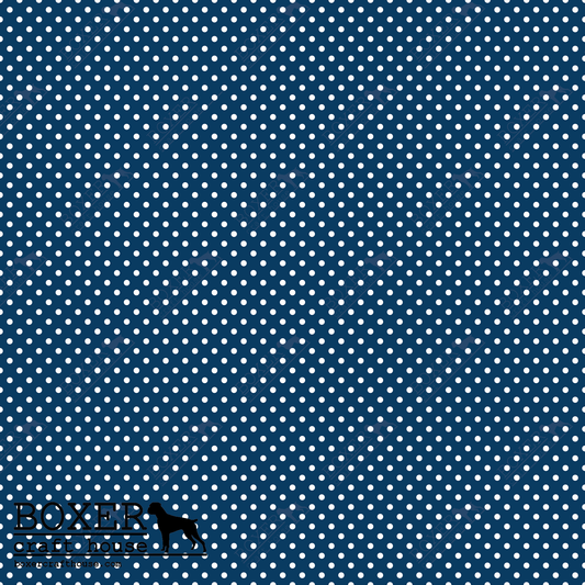 Dots 1/16" - Tardis Blue