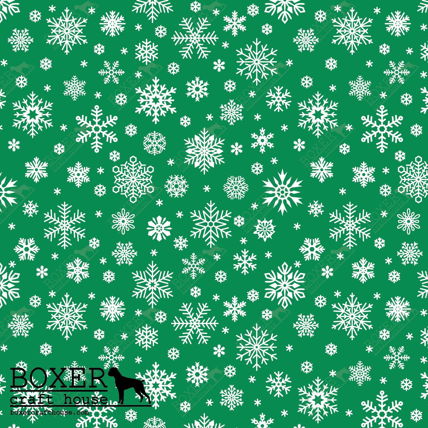 Snowflakes - Green Bee