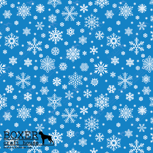 Snowflakes - Blue