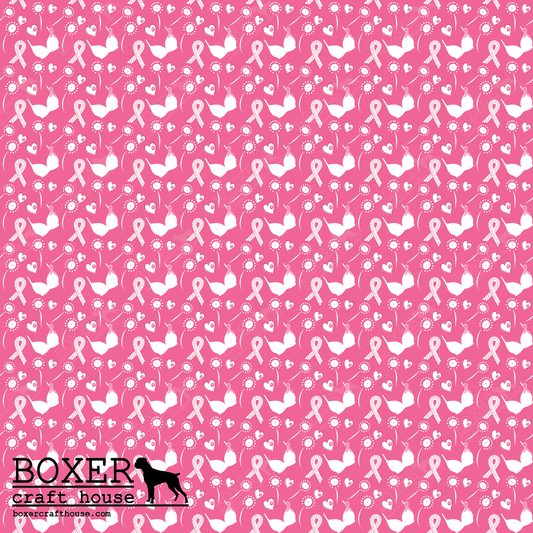 Breast Cancer Faux Leather, Embroidery Vinyl, Sewing Faux Leather, Bag Making Supplies, Faux Leather For Embroidery, Quality Faux Leather, Embroidery Supplies, Sewing Supplies, Woman Owned Business, Craft Supply Store, USA, In the Hoop Supplies, Sewing with vinyl,Specialty Vinyl, Printed in the USA Faux Leather,Pink, Wear pink, Love the tatas, Breast Cancer Embroidery Vinyl, Breast Cancer Faux Leather