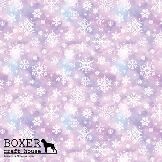 Watercolor Snowflake- Pattern Three