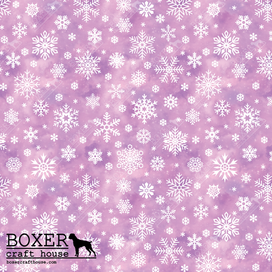 Watercolor Snowflake- Pattern Six