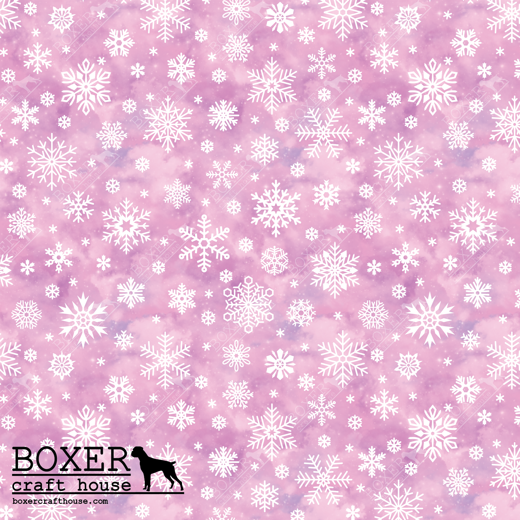 Pink Snowflake Templates