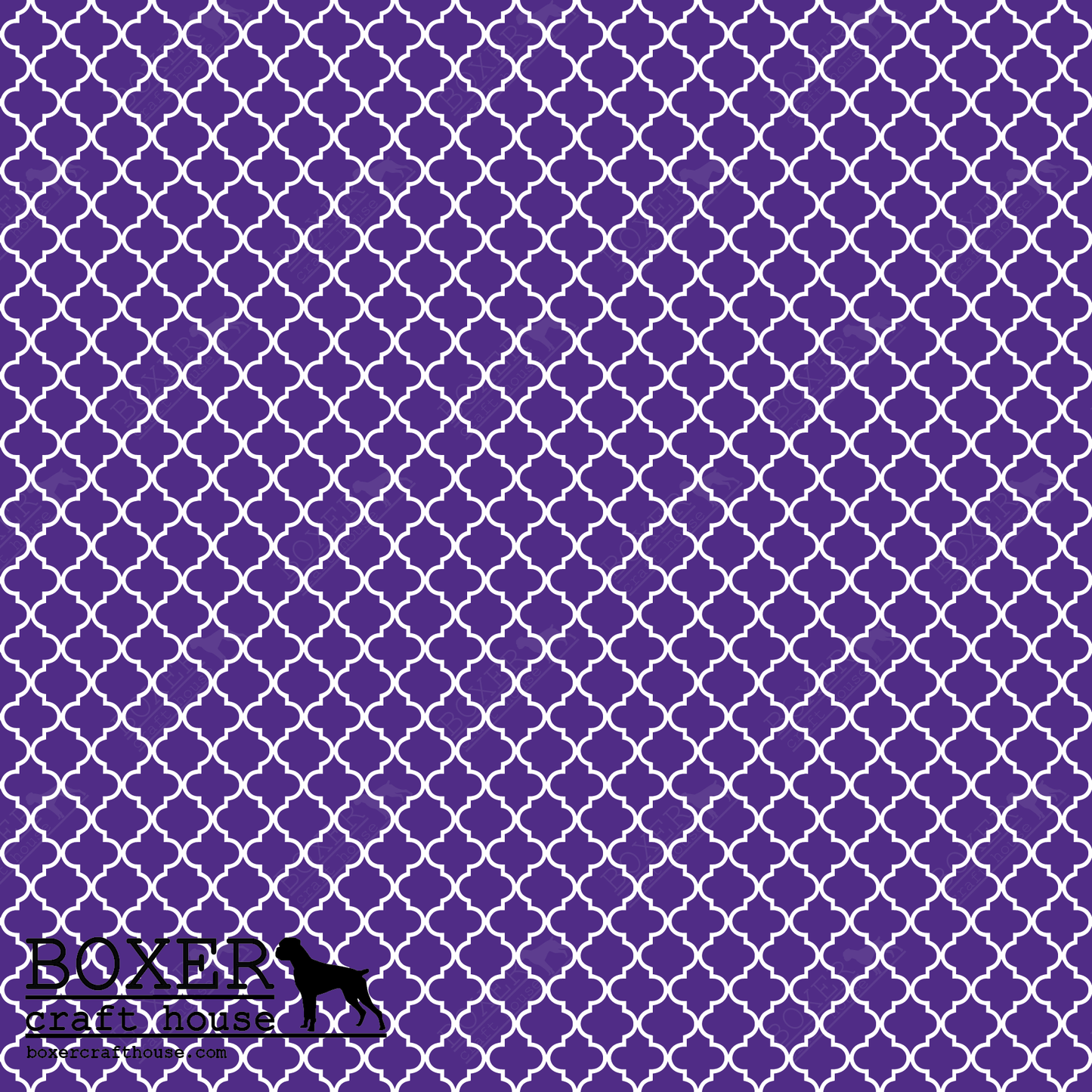 Quatrefoil - Medium Purple
