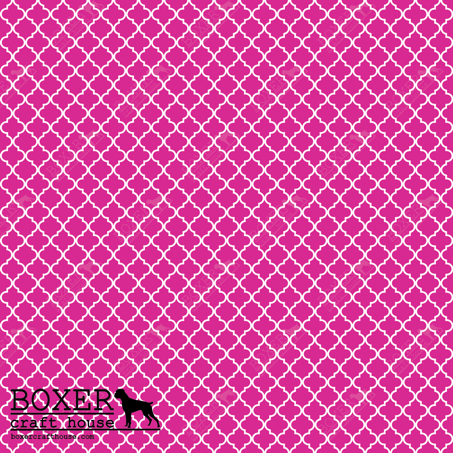 Quatrefoil - Pink