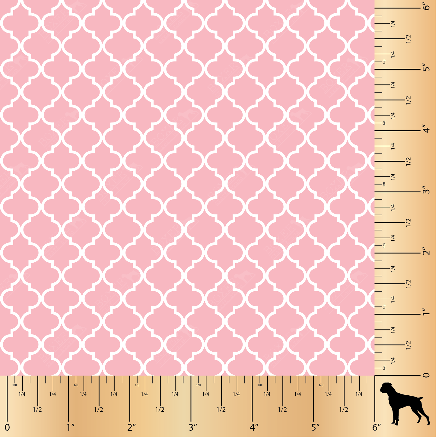 Quatrefoil - Tickled Pink LG